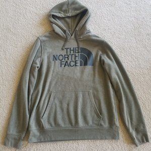 The North Face Taupe Green Hooded Sweatshirt